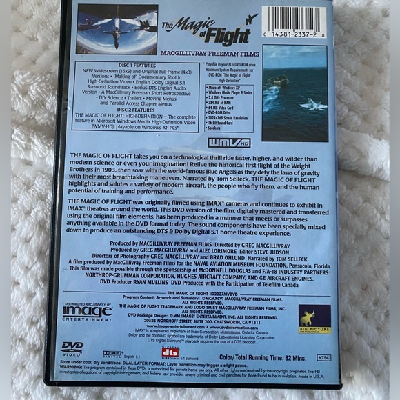 The Magic of Flight - IMAX DVD - two discs - Picture 2 of 5